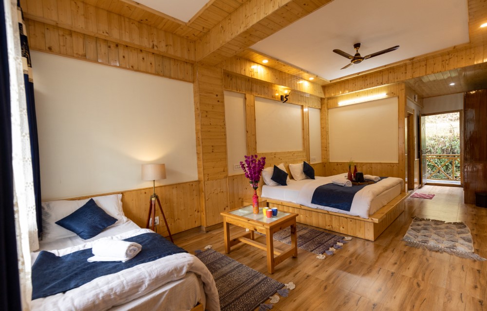 The Evara Stays Jibhi Room Picture The Evara Stays Jibhi Room Picture